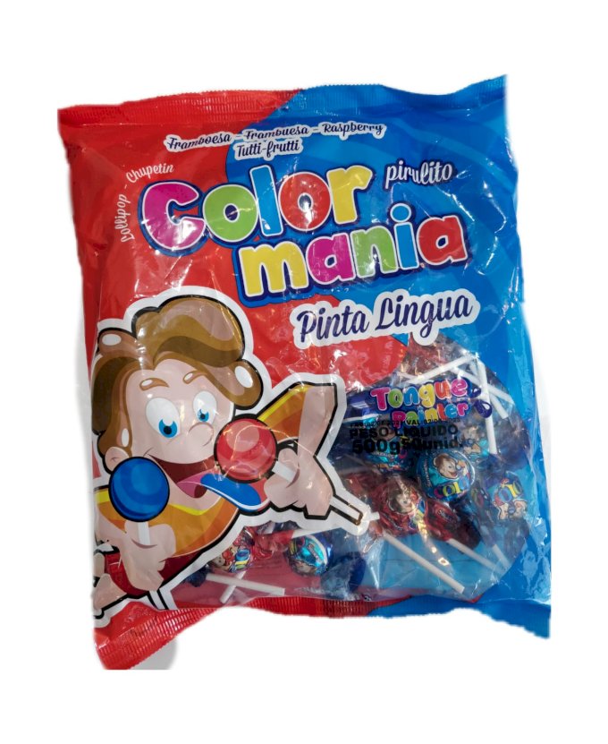 PIRULITO COLORMANIA SORTIDO 500G