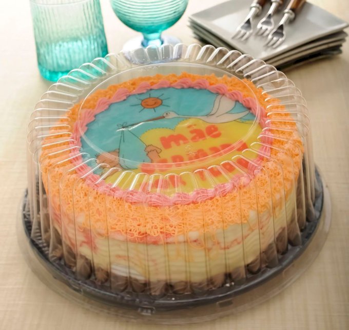 G 37MA UN TORTA PEQUENA MILLENIUM ALTA 1,2KG BRANCA