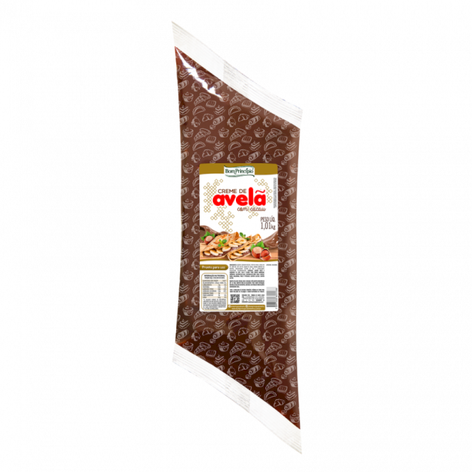 CREME DE AVELA COM CACAU 1,01 KG BOM PRINCIPIO (BISNAGA)