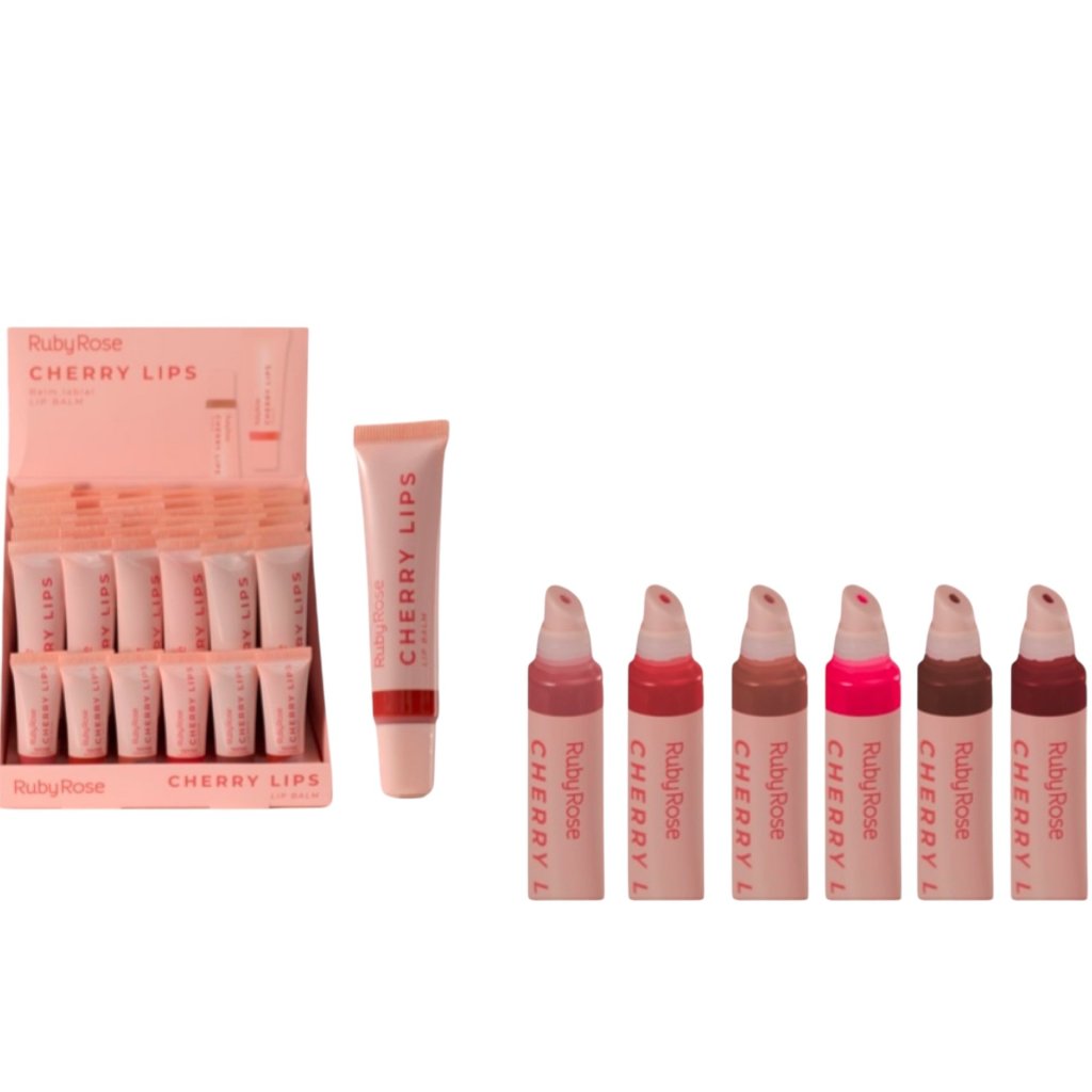 Cherry Lips Balm Labial Ruby Rose