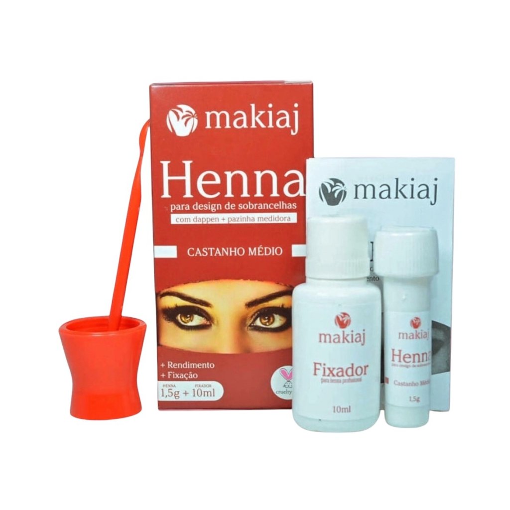 Henna Castanho Médio Makiaj