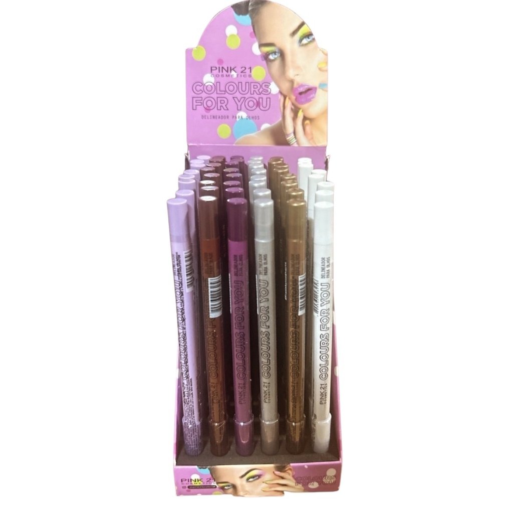 Lápis de Olho Colours For you Pink 21