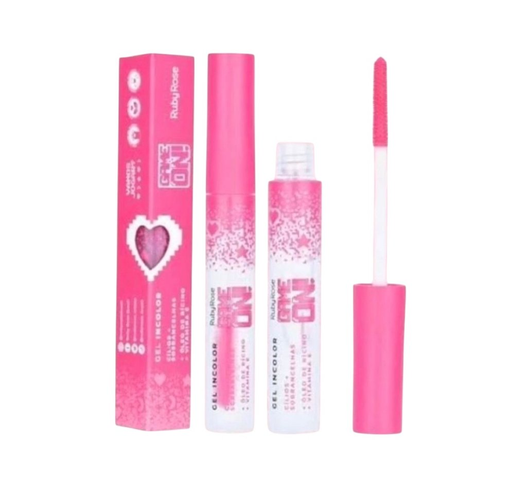 Gel Incolor Game On para Sobrancelhas Ruby Rose 
