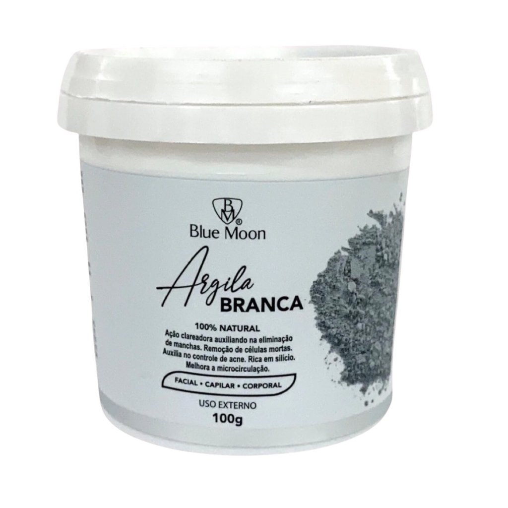 Argila Branca 100gr Blue Moon