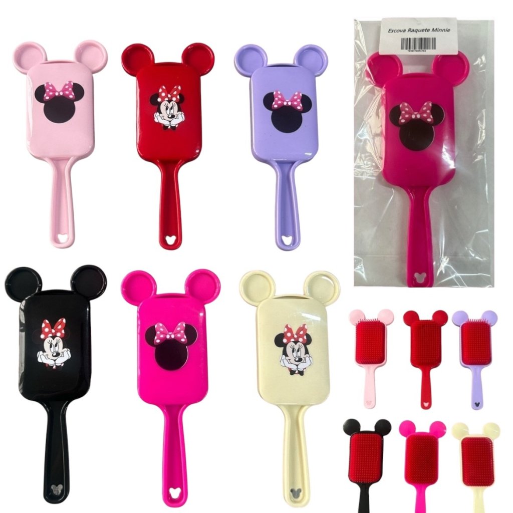 Escova Raquete Minnie