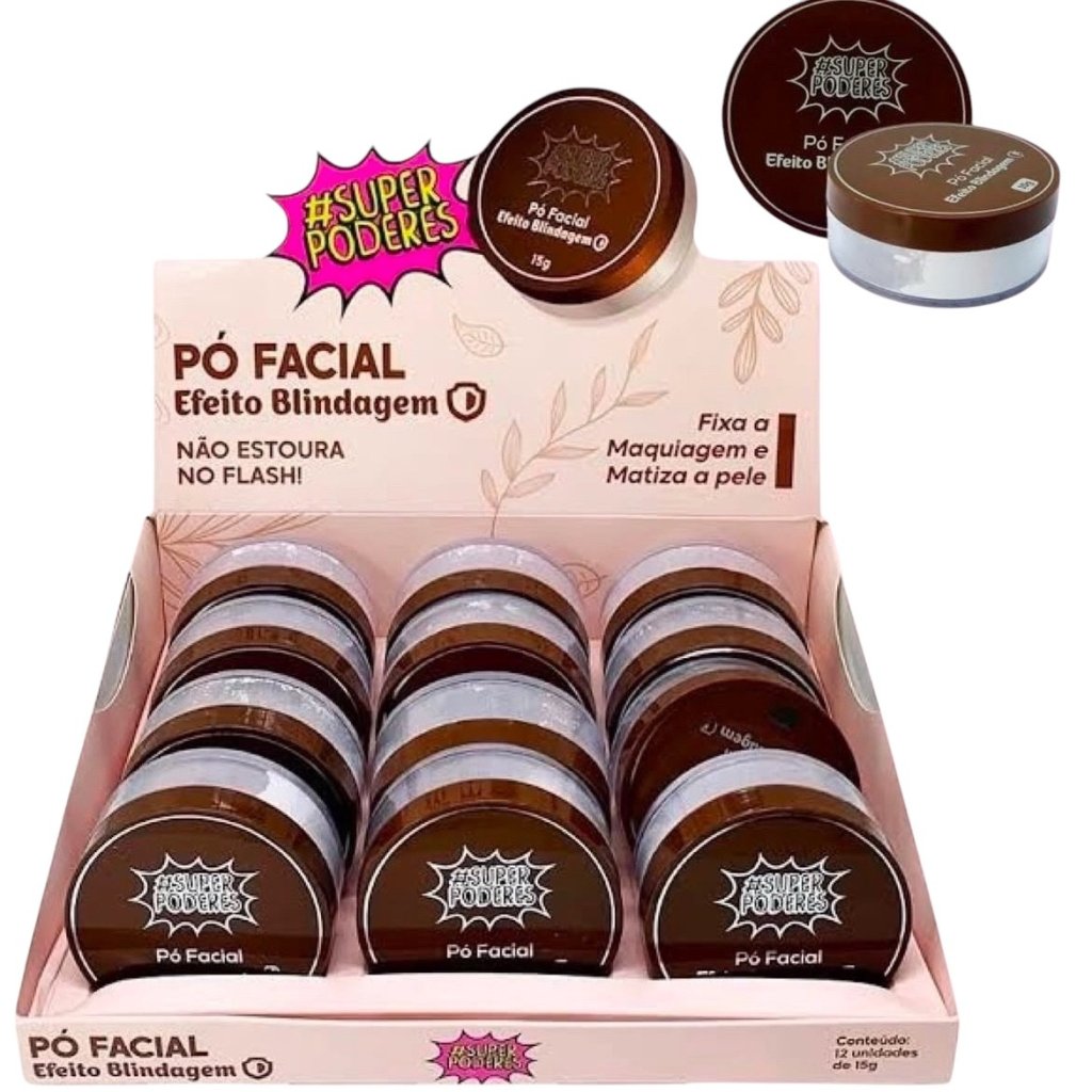Pó Facial Efeito Blindagem Super Poderes