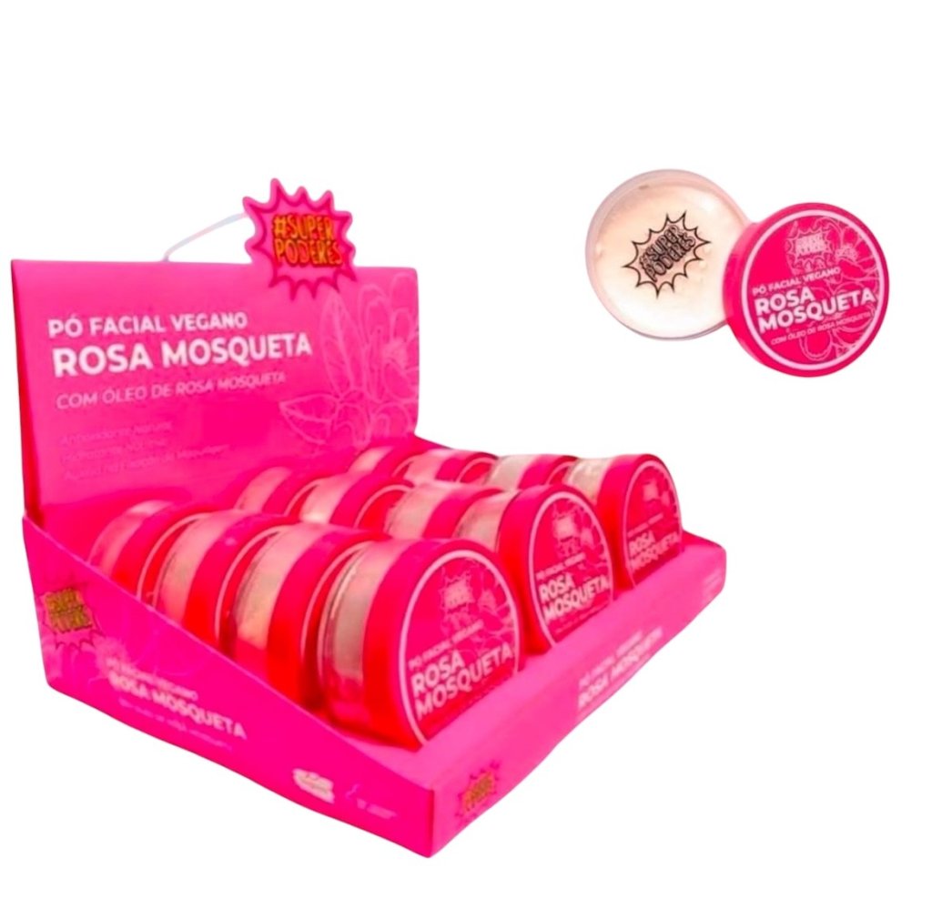 Pó Solto Rosa Mosqueta Super Poderes