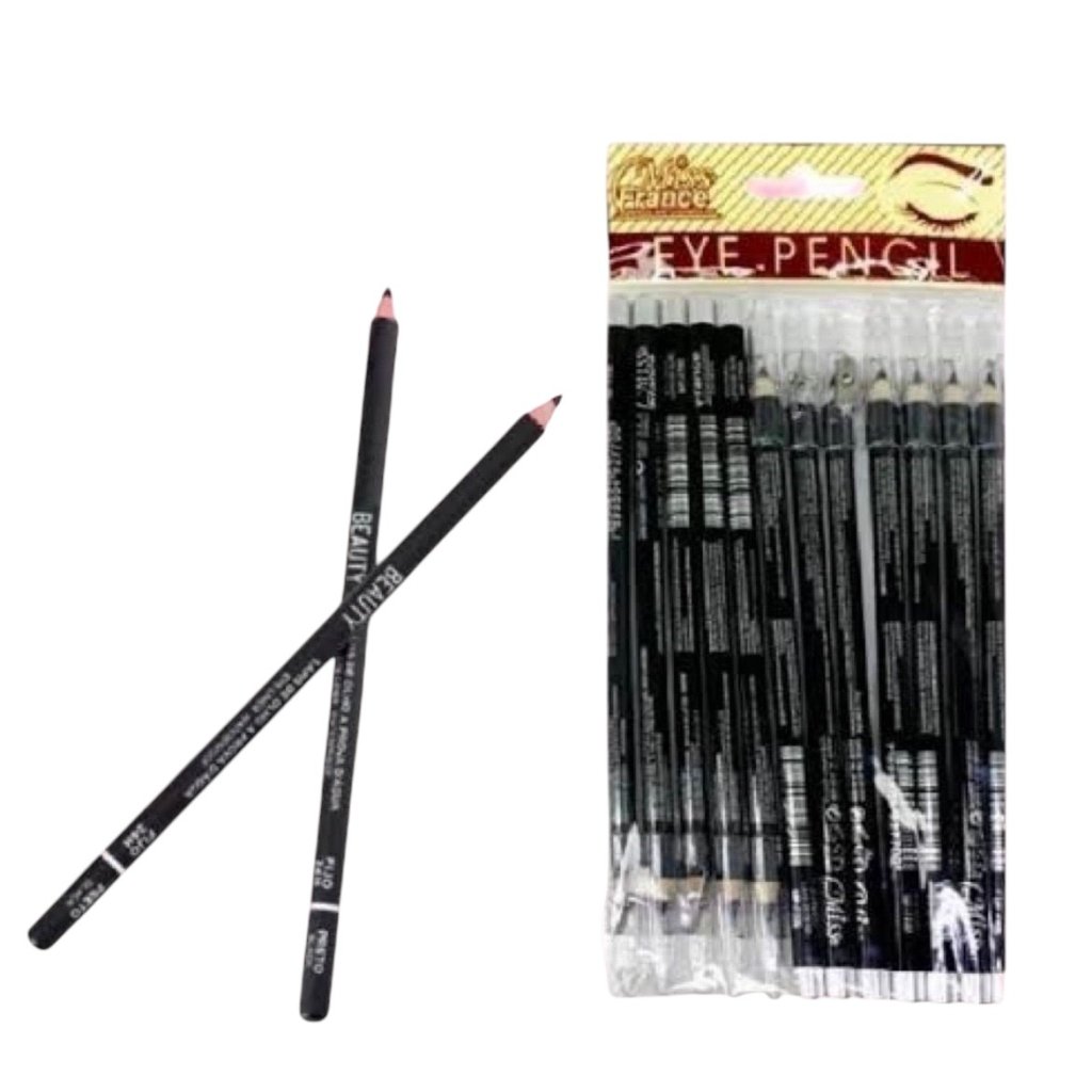 Lápis de Olho Preto com Apontador Miss France MF-7700