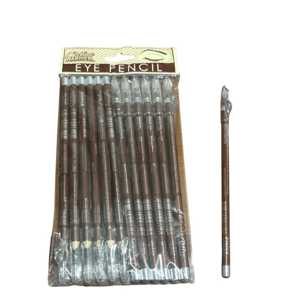 Lápis de Olho Marrom com Apontador Miss France MF-7717