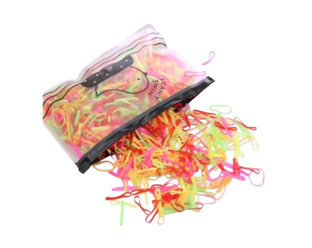 Kit necesserie com 500 elástico Silicone 