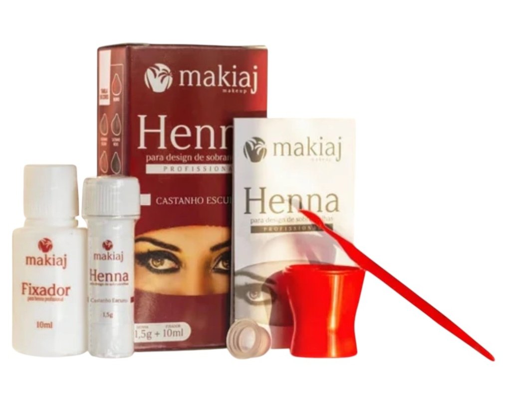 Henna Castanho Escuro  Makiaj