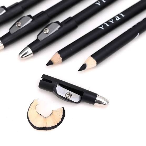 Lápis de Olhos Preto c/Apontador Vivai 2034