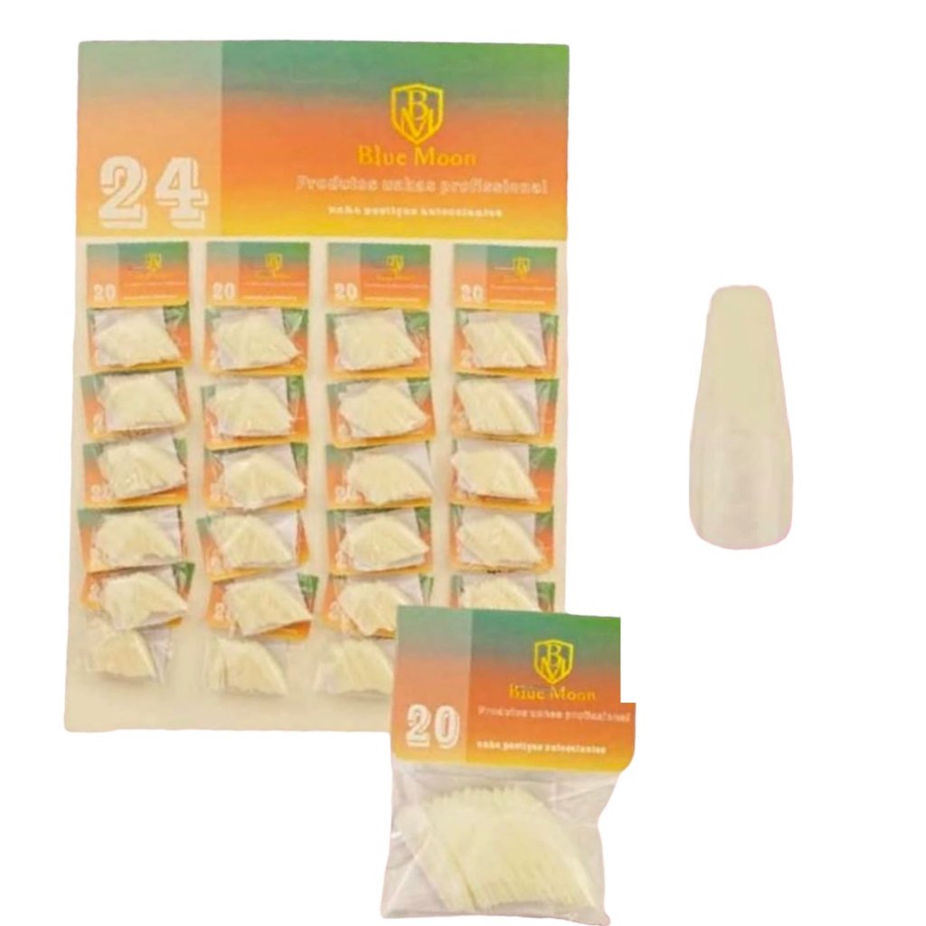 BM1003-18 Unha Bailarina Alongada Autocolante Blue Moon 