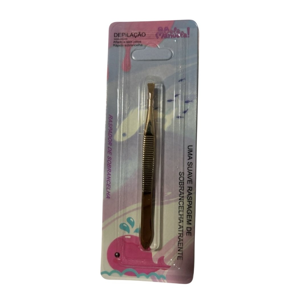 Pinça Dourada Ponta Reta QBM970