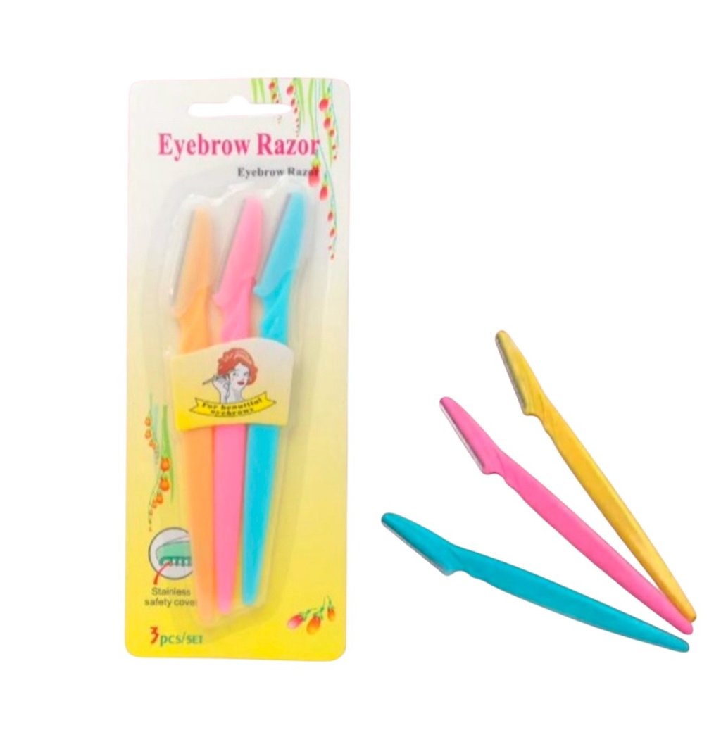 Kit c/ 3 Navalhas Eyebrow Razor