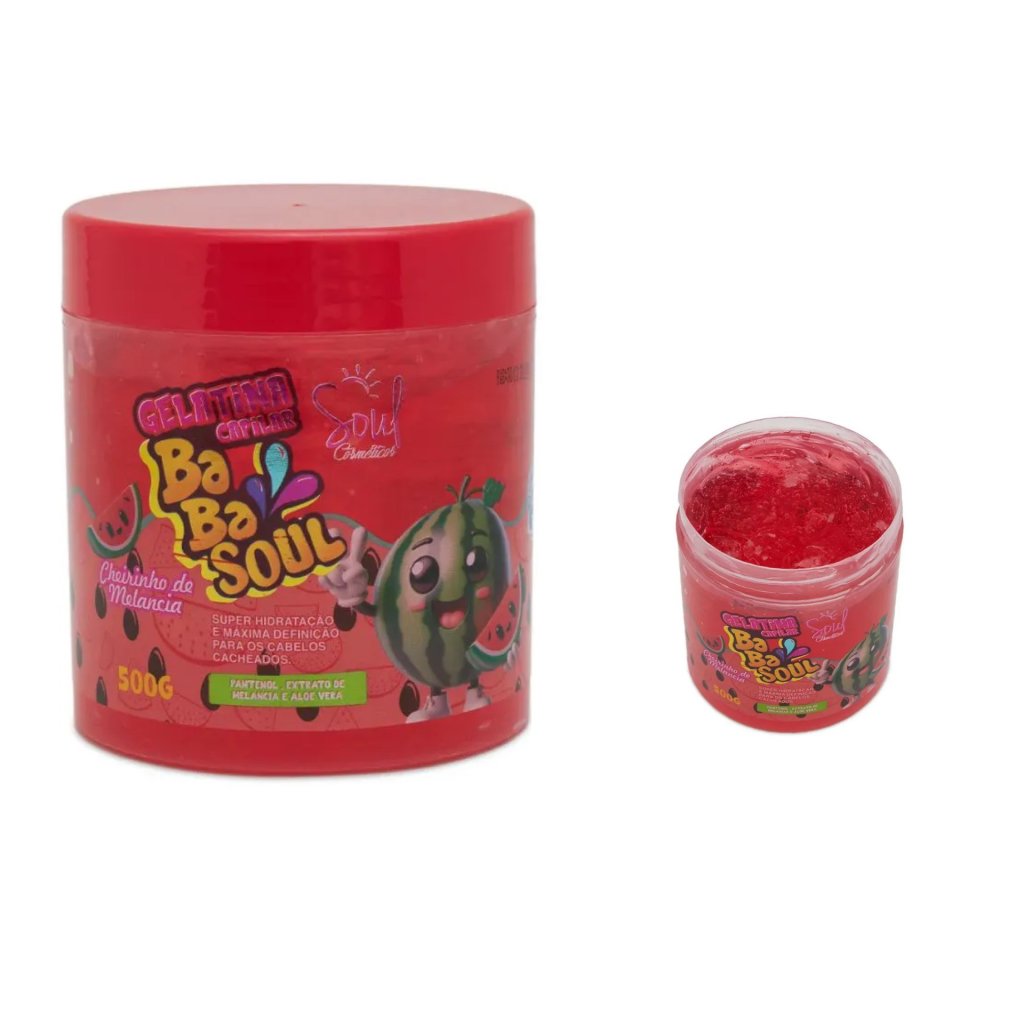 Gelatina Capilar Melancia Babasoul 500g