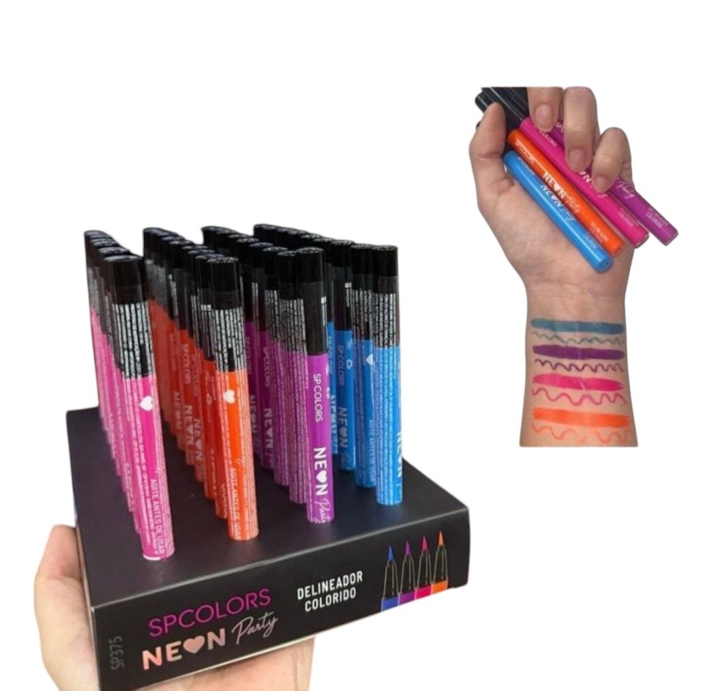 Delineador Colorido Neon SP Colors