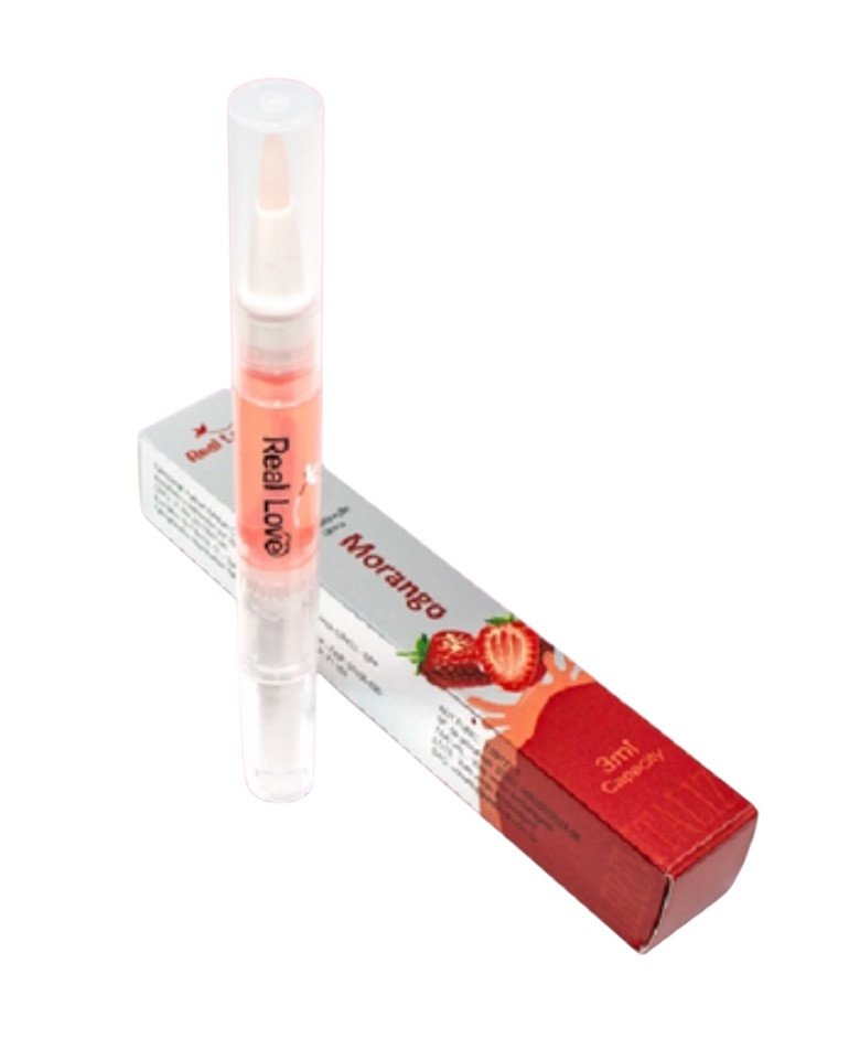Caneta Óleo Revitalizador de Cutículas Real Love Morango