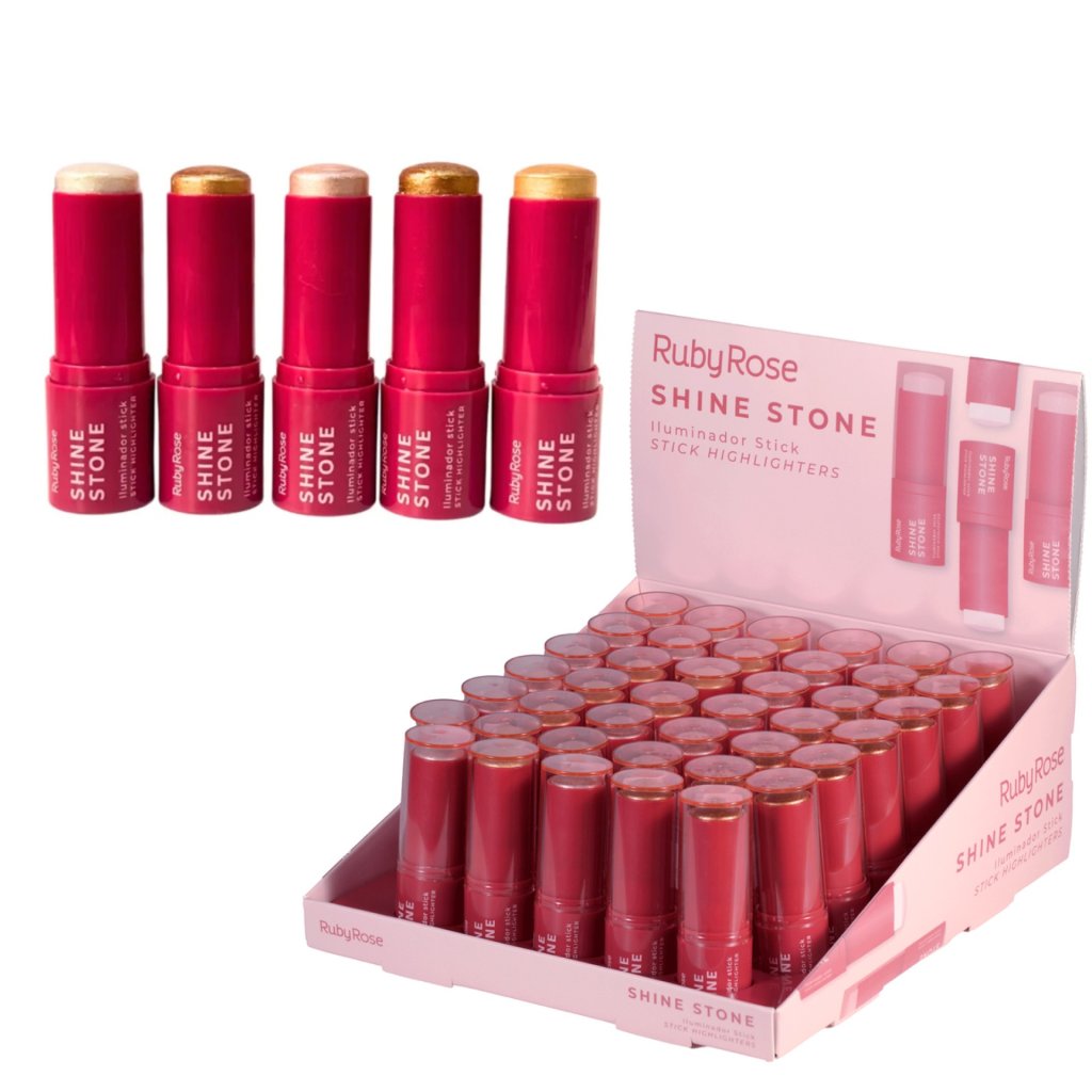 M702 Iluminador Stick Shine Stone Ruby Rose 