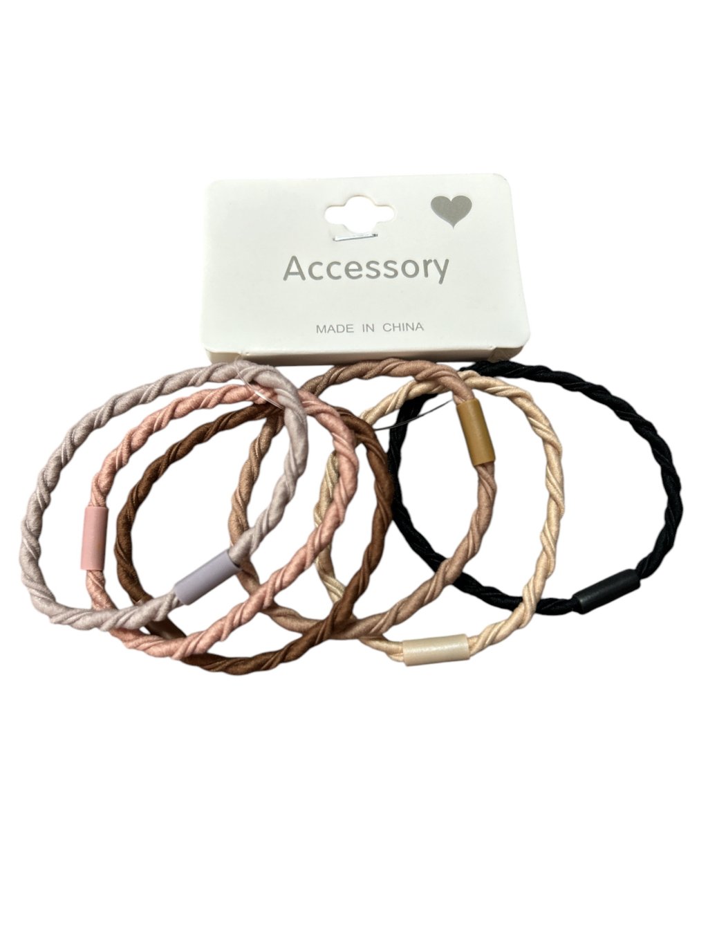 Kit 6 Elásticos Cabelo fino Sortidos Acessory 