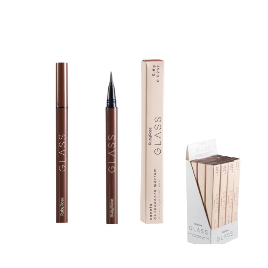 Caneta Delineadora Dark Brown Glass Ruby Rose HB-527-2