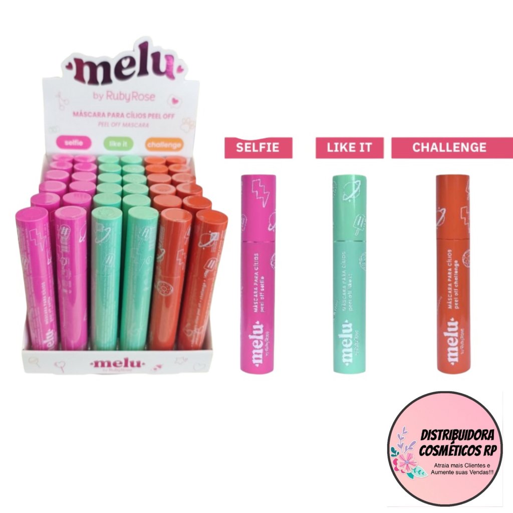 Máscara de Cílios Peel Off Melu 
