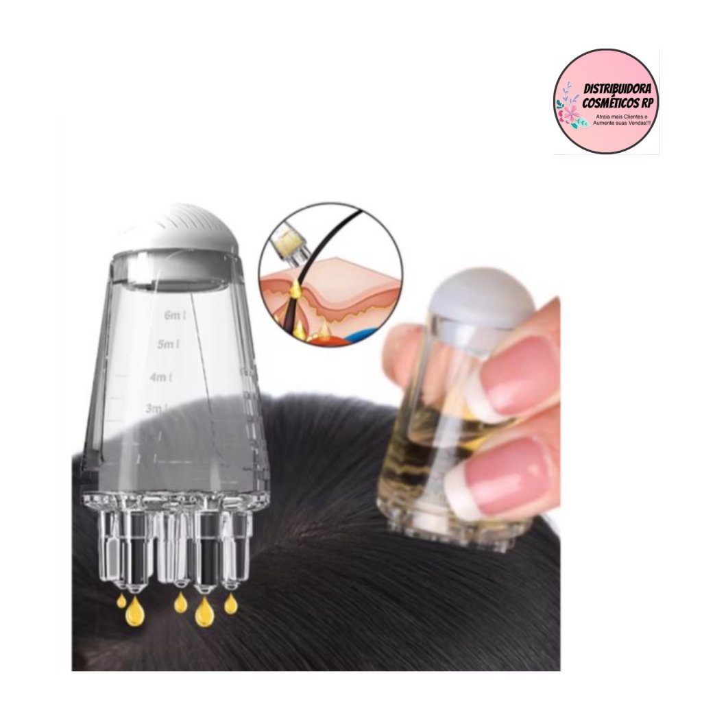Mini Aplicador de Óleo Couro Cabeludo 