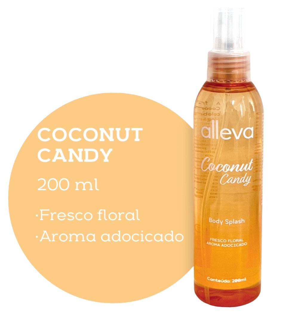 Body Splash Coconut Candy Alleva 200ml