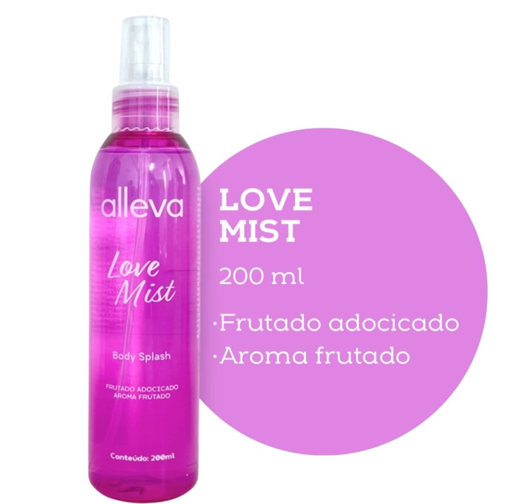 Body Splash Love Mist  Alleva 200ml