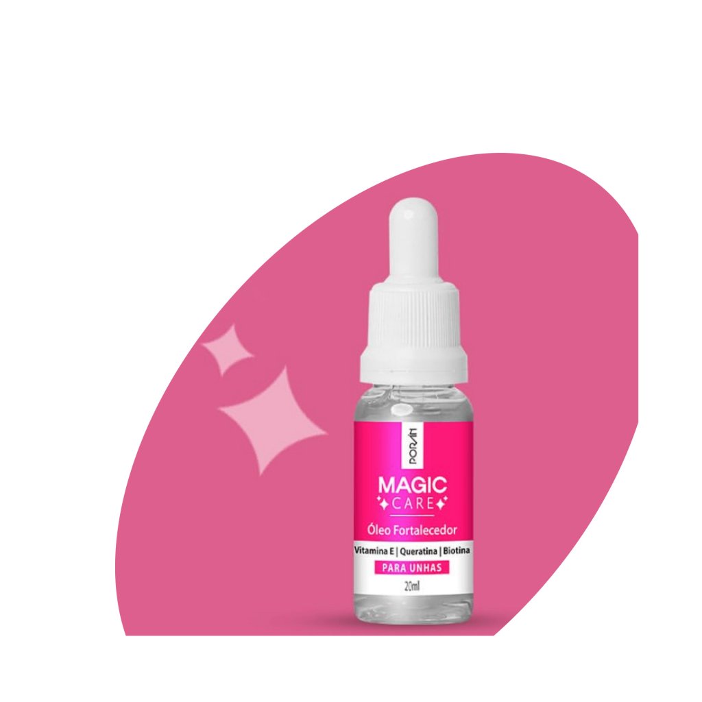 Óleo Fortalecedor para Unhas Magic Care Poran 