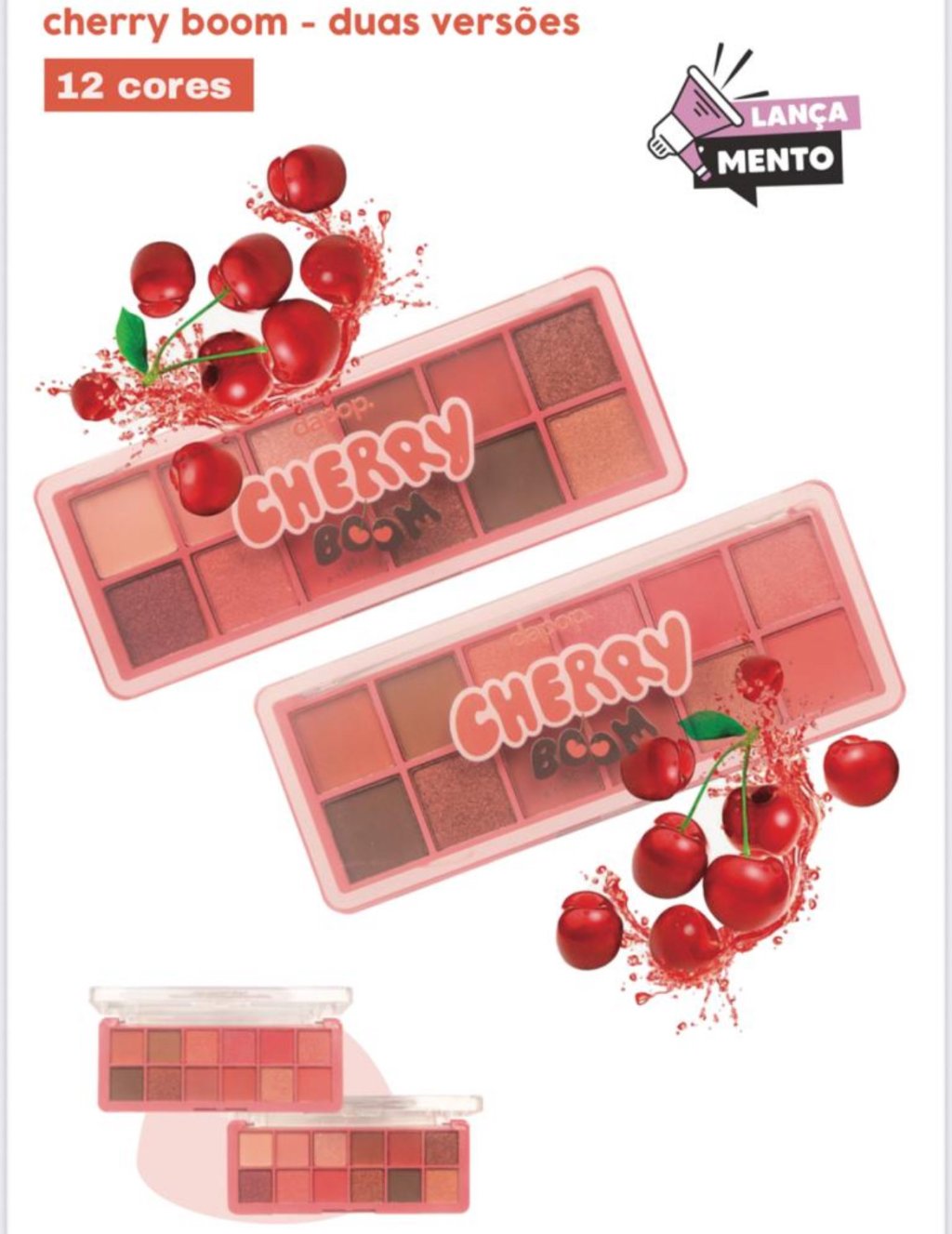 MK1376 Paleta de Sombras Cherry Boom Dapop
