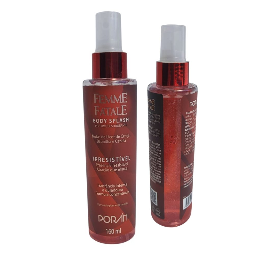 Body Splash Femme Fatale Irresistível Poran