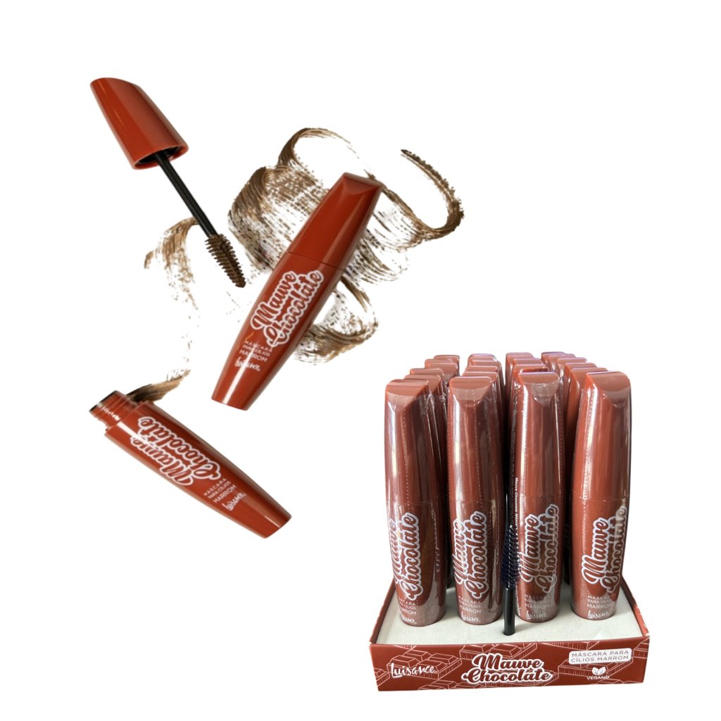 Máscara de Cílios Mauve Chocolate Marrom Luisance L3267