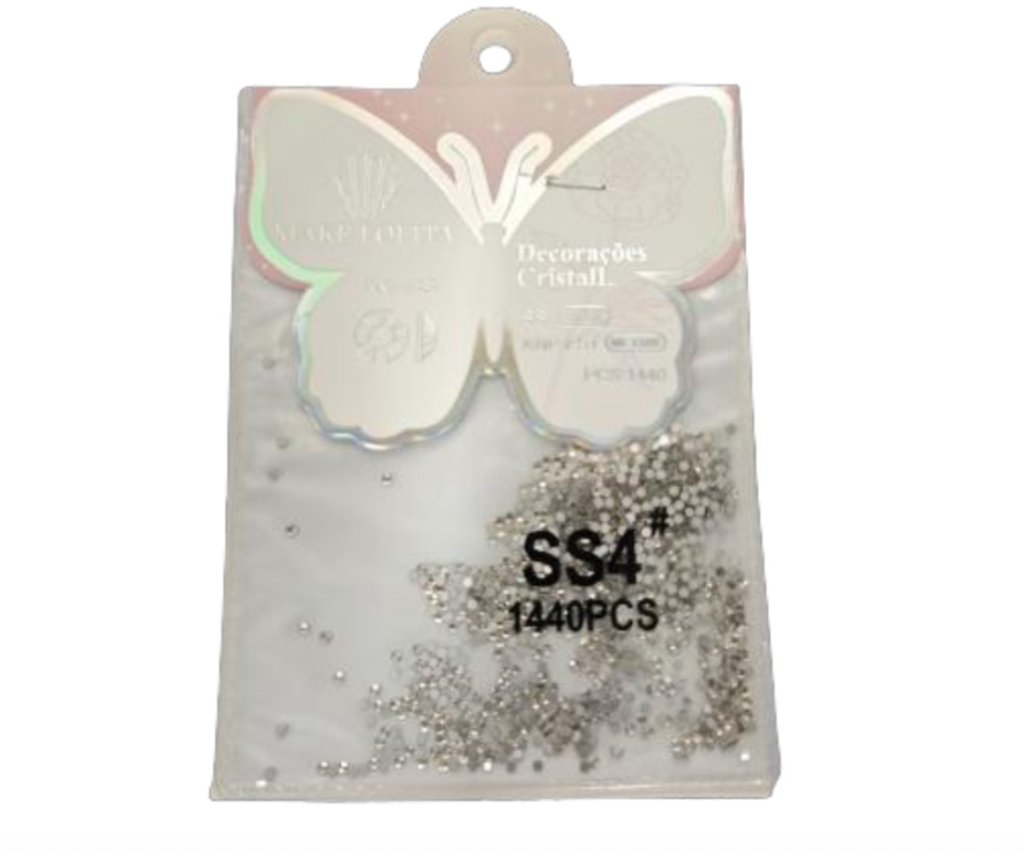 Strass de Unha n4 Prata ML1507