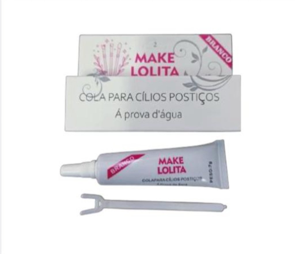 ML1550 Cola para Cílios Postiço Branca à prova d’água Make Lolita