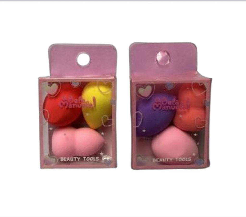 Kit 3 Mini Esponjas QBM505