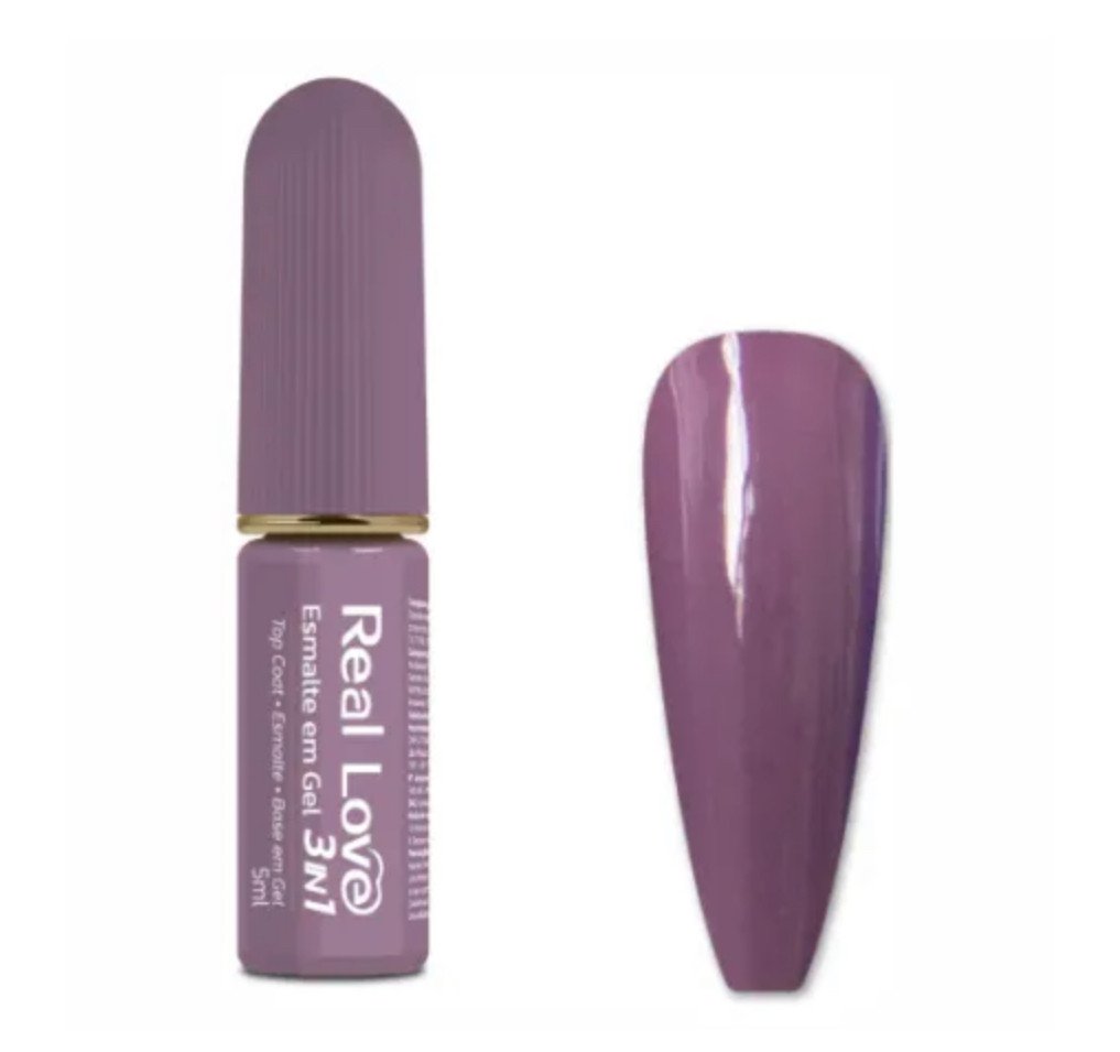 Esmalte Em Gel 3 em 1 Real Love GEL-47-29