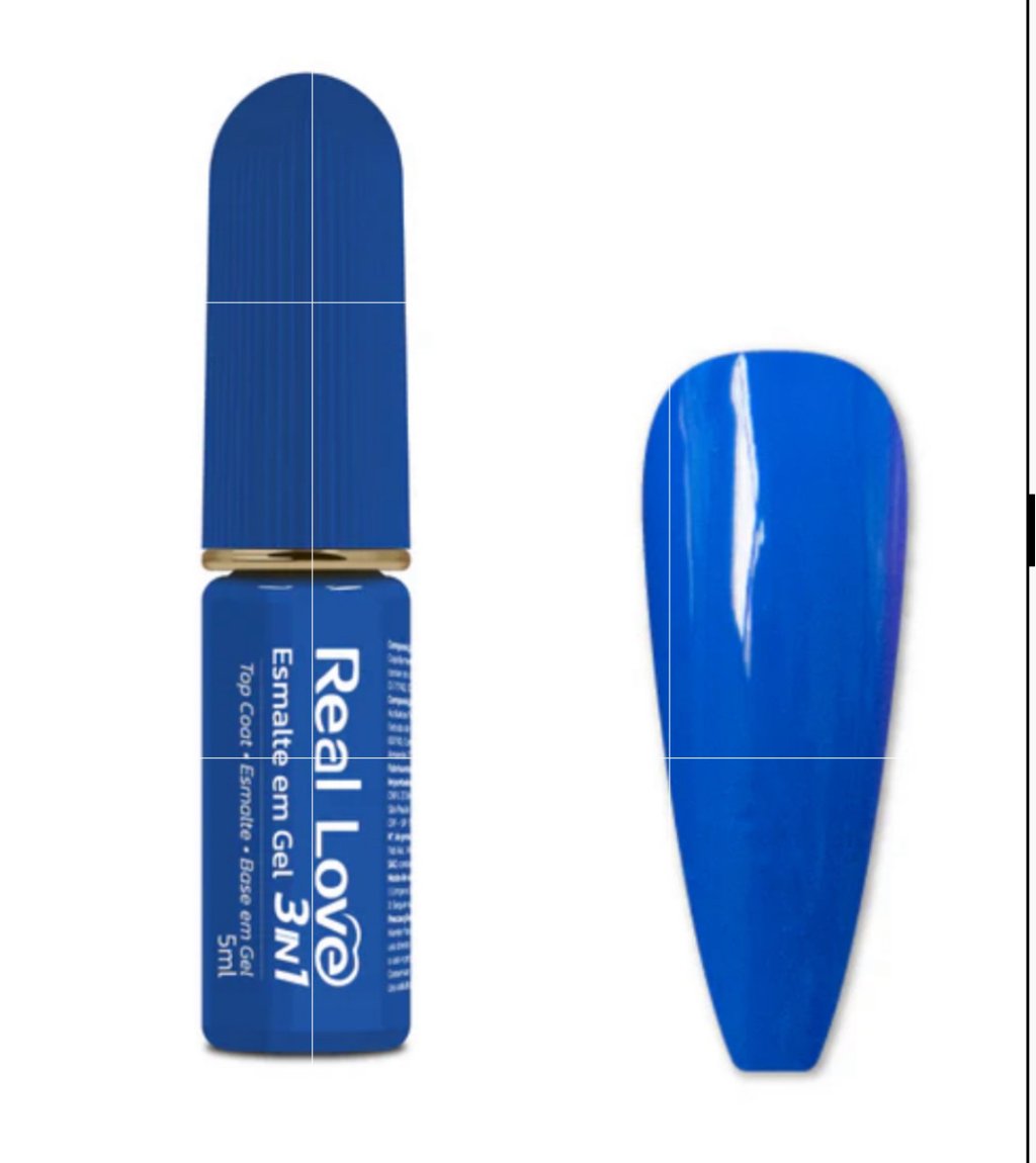 Esmalte Em Gel 3 em 1 Real Love GEL-47-30