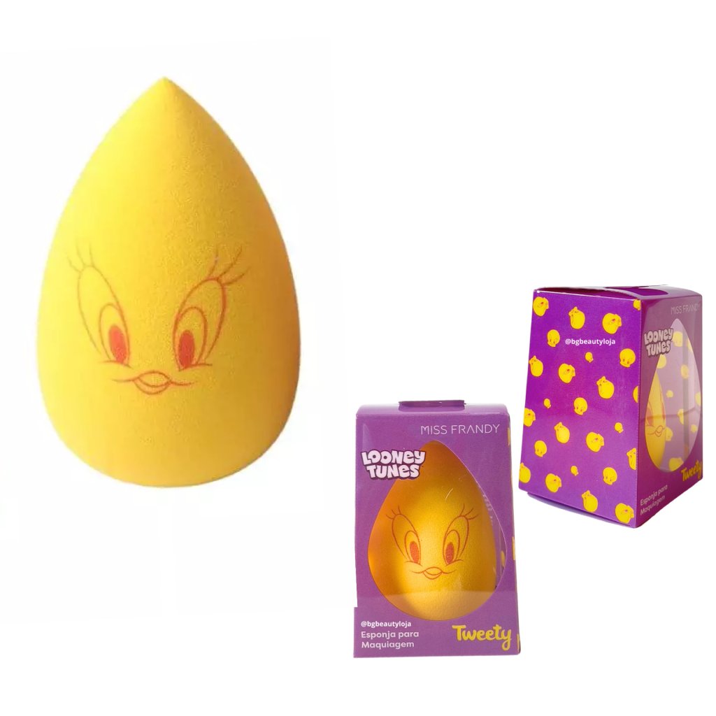 Esponja Gigante para Maquiagem Tweety Miss Frandy