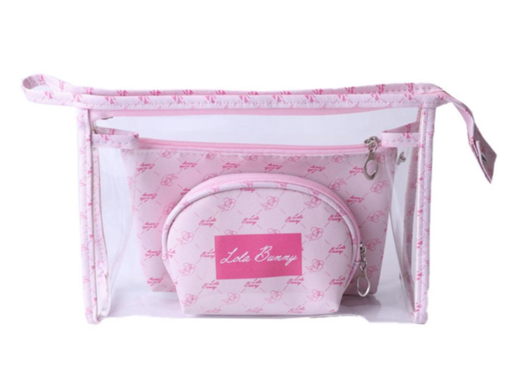 Kit 3 Necessarie de Maquiagem Lola Bunny Miss Frandy 