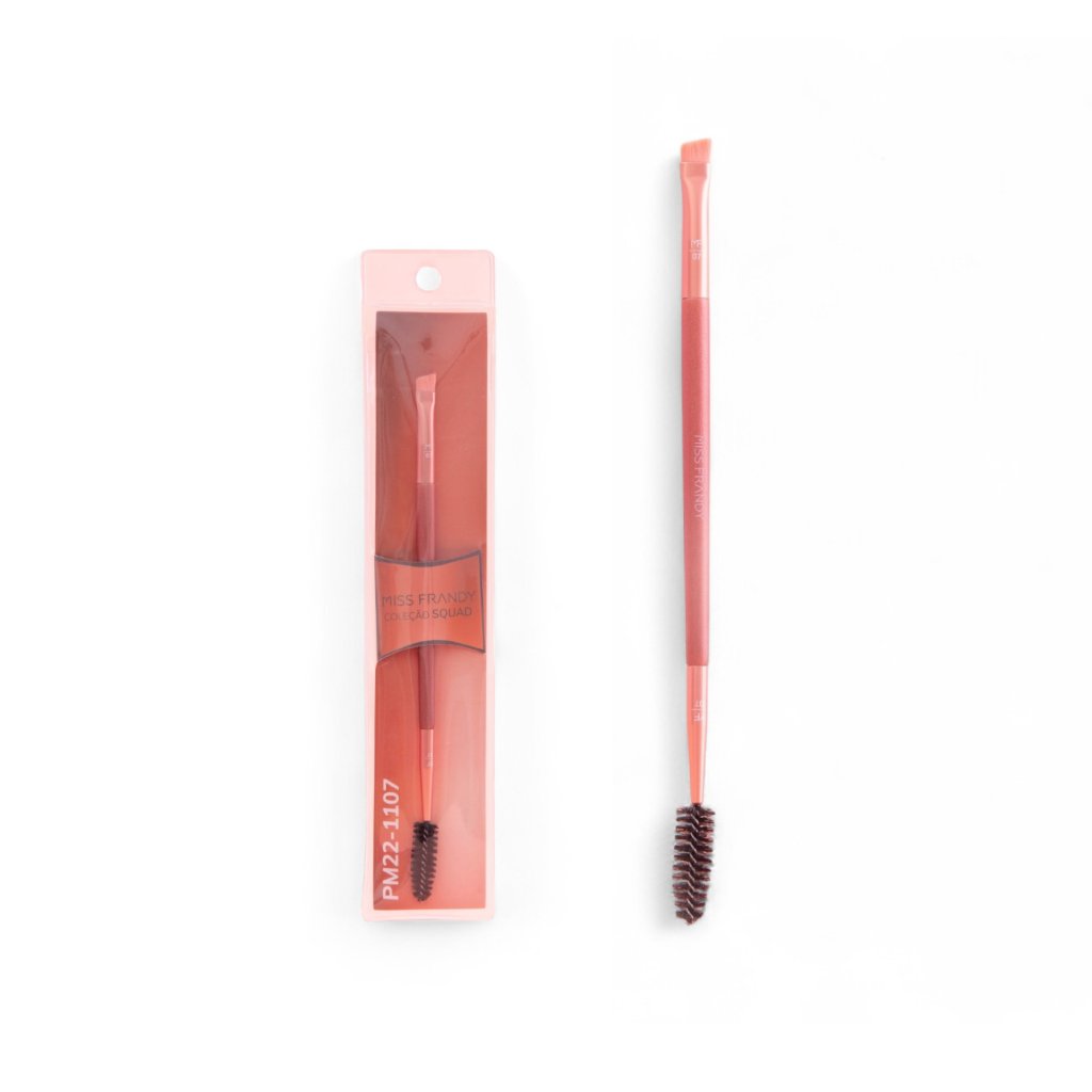 Pincel Duplo/Chanfrado Sobrancelhas Linha Squad Miss Frandy