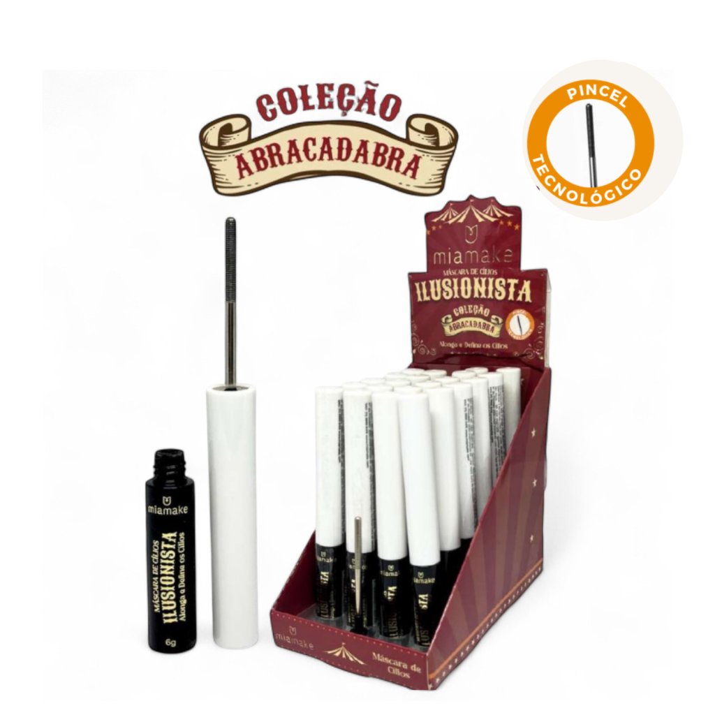 Máscara de Cílios Ilusionista Abracadabra Mia Make