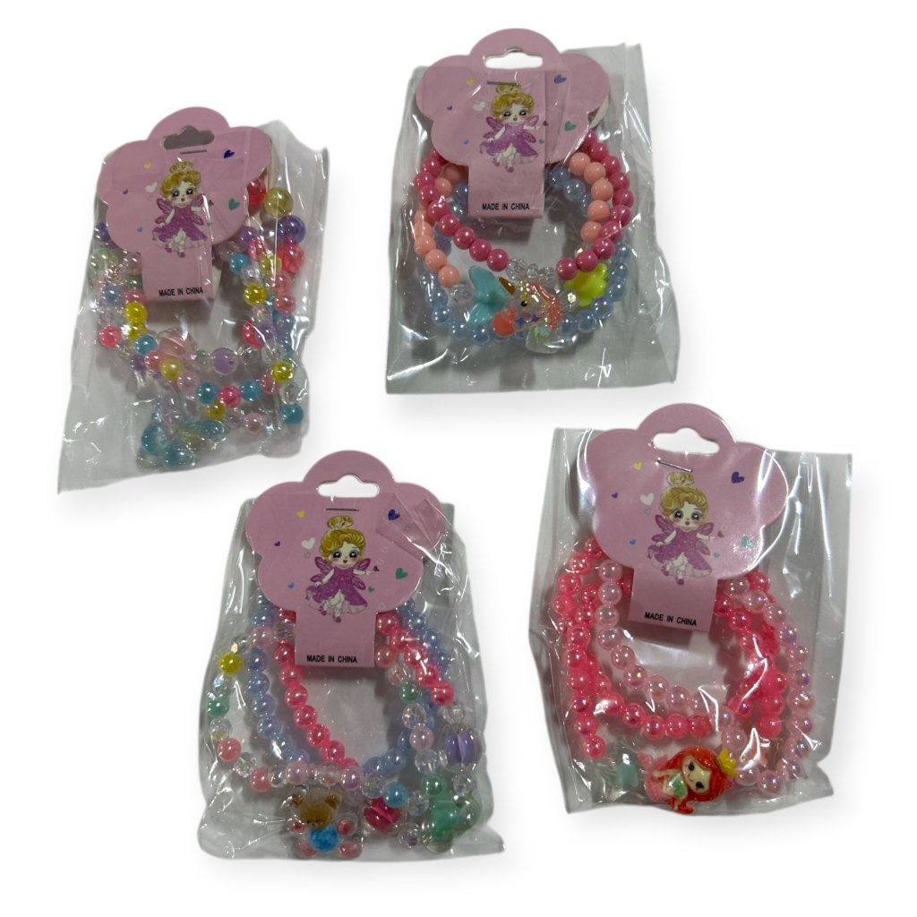 Kit 4 Pulseiras Infantil Sortidas