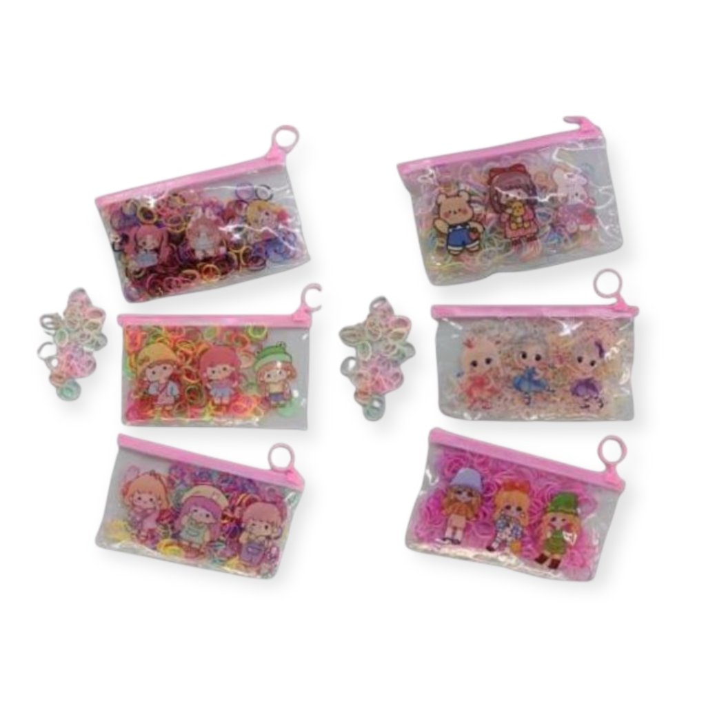 Kit Necessarie com Elástico Silicone Sortidos QBM201