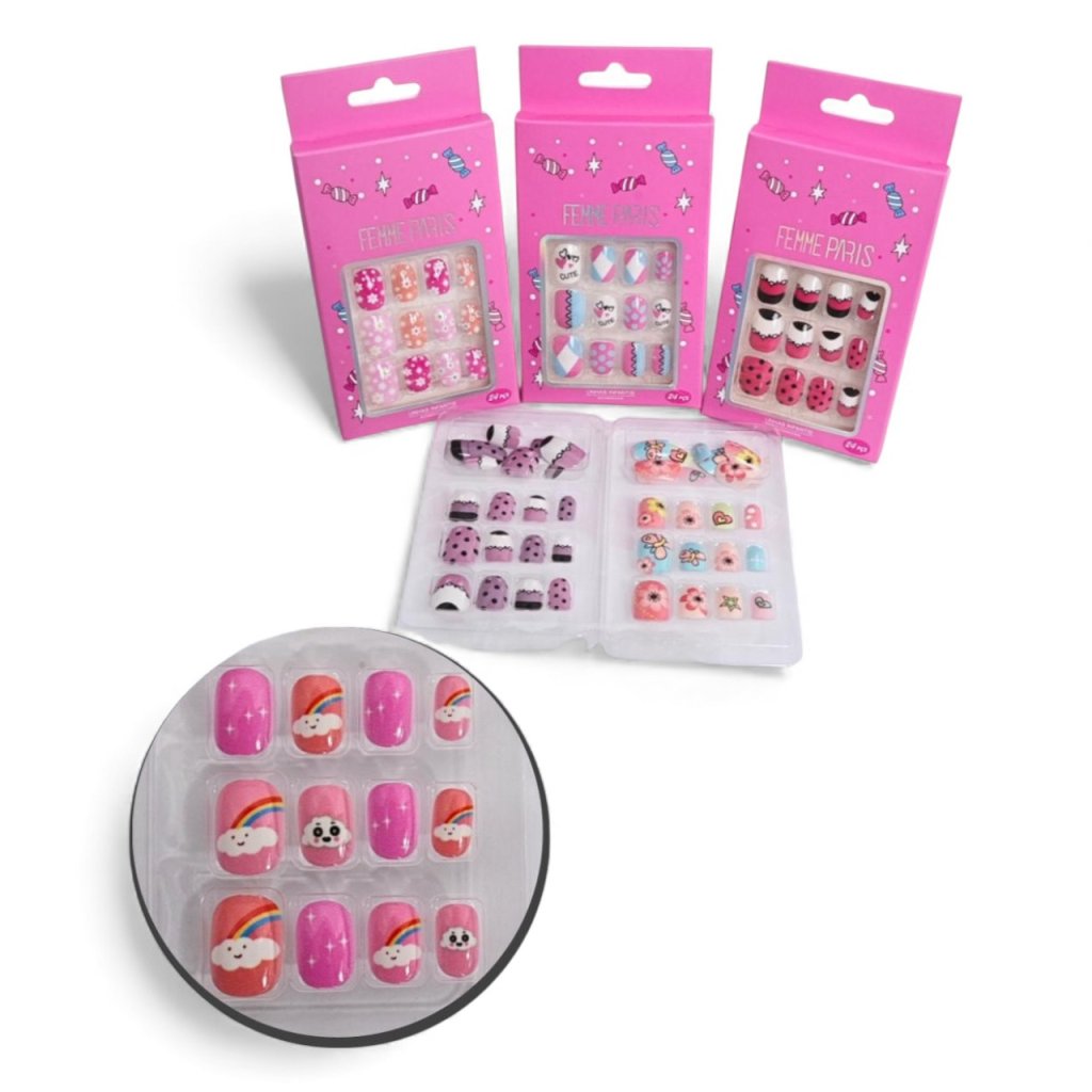 Unha Postiça Infantil Mandala FM022