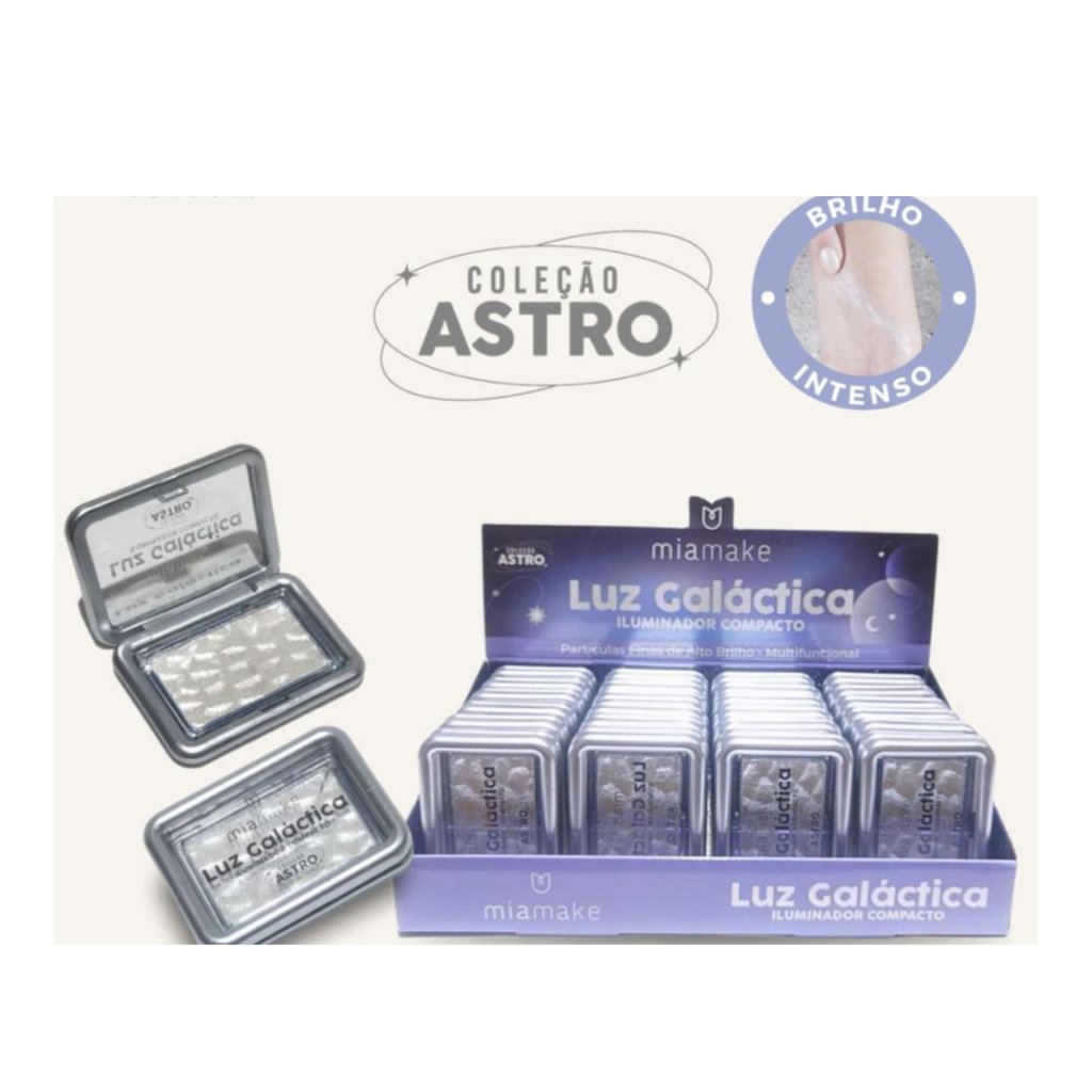 Iluminador Compacto Luz Galáctica Mia Make
