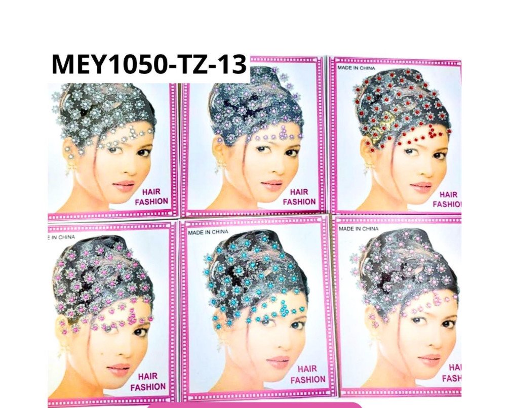 Kit c/ 2 cartela de Adesivos Strass para Cabelo Hair Fashion