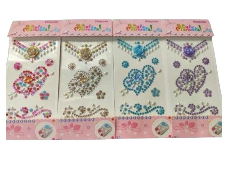 Cartela cristais Coroa QBM778