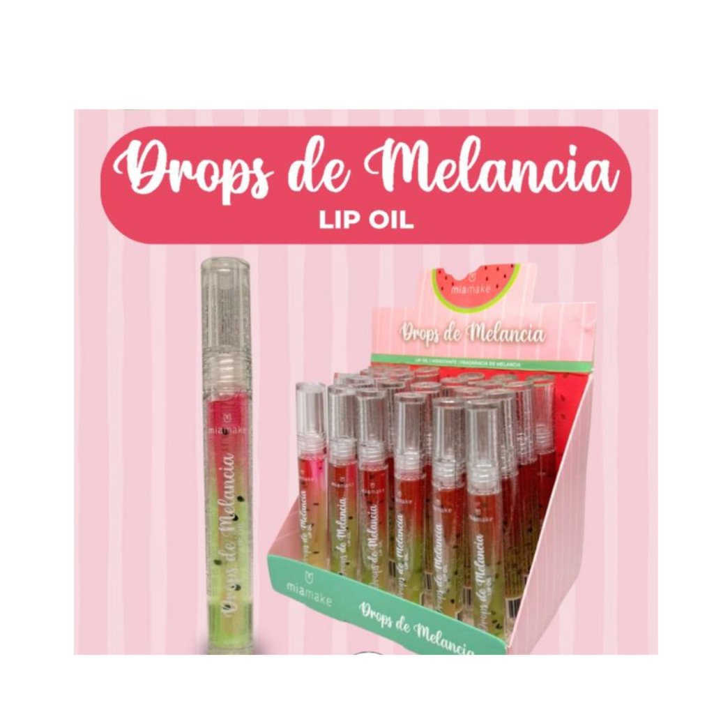 Lip Oil Drops de Melancia Mia Make 586