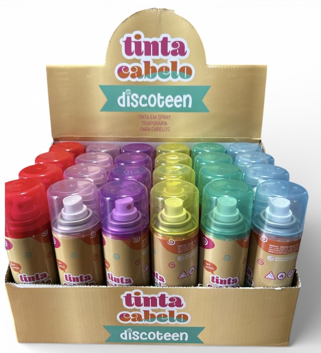Tinta Cabelo Spray Discoteen